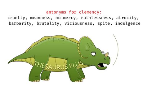 antonyms of clemency|clemency opposite word.